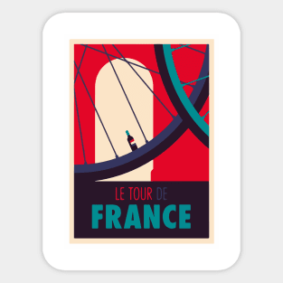 Cycling Le Tour De France Sticker